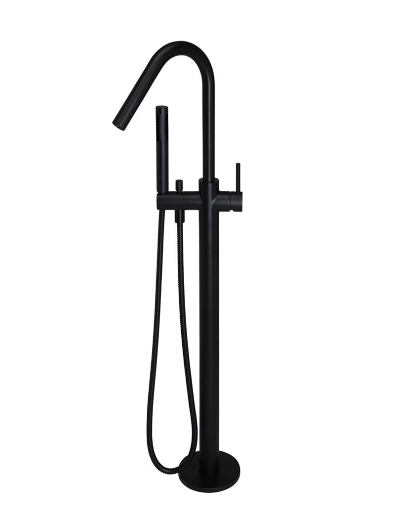 Meir Round Free Standing Bath Spout and Hand Shower - Various Colour Finishes