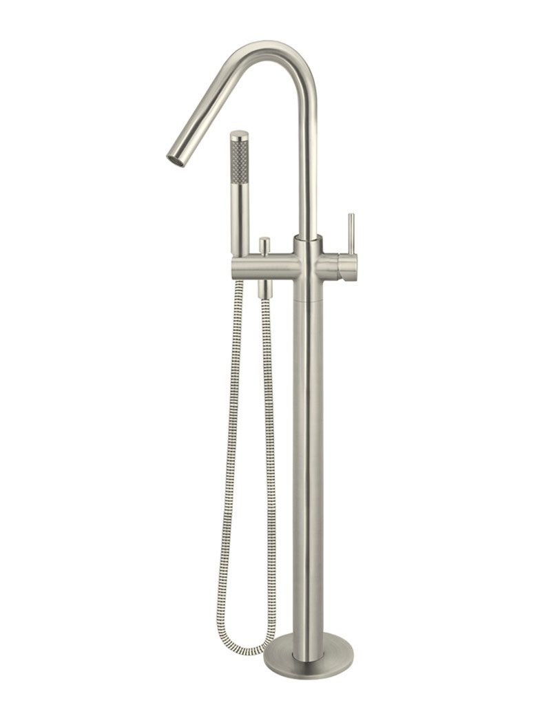 Meir Round Free Standing Bath Spout and Hand Shower - Various Colour Finishes