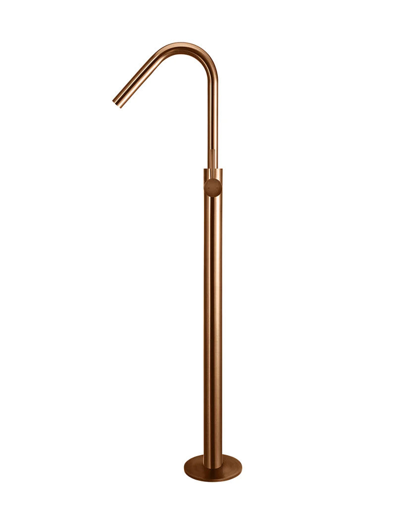 Meir Round Free Standing Bath Spout and Hand Shower - Various Colour Finishes