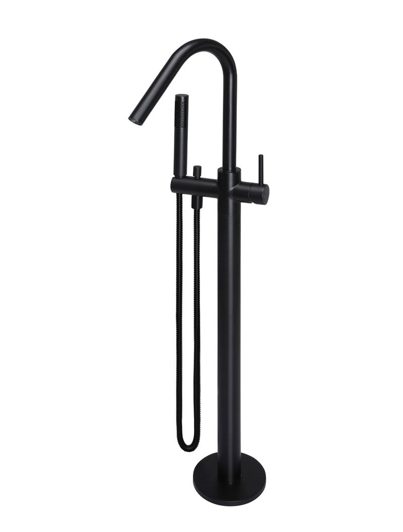 Meir Round Free Standing Bath Spout and Hand Shower - Various Colour Finishes