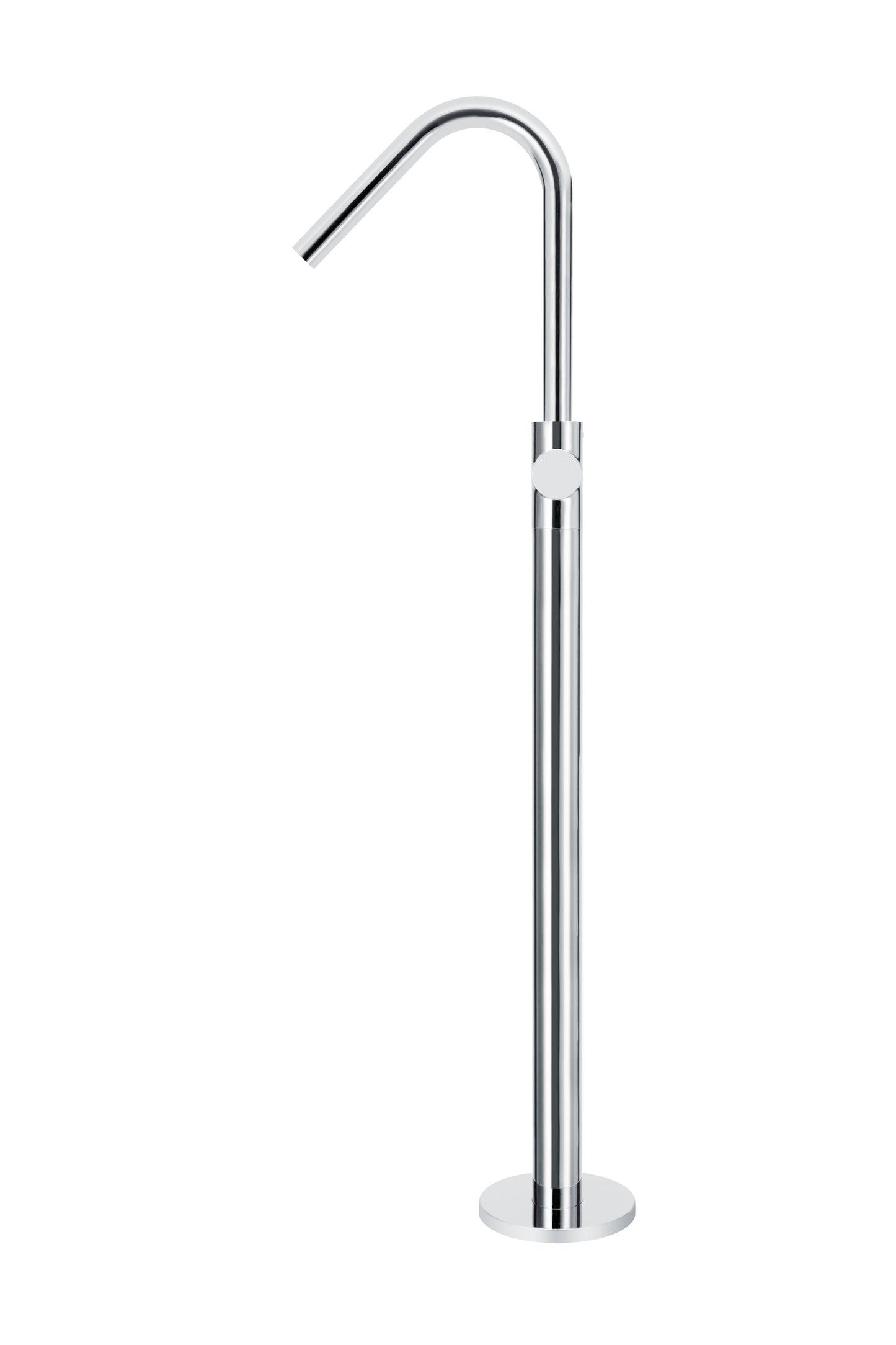 Meir Round Freestanding Bath Spout and Hand Shower Pinless Handle - Various Colour Finishes