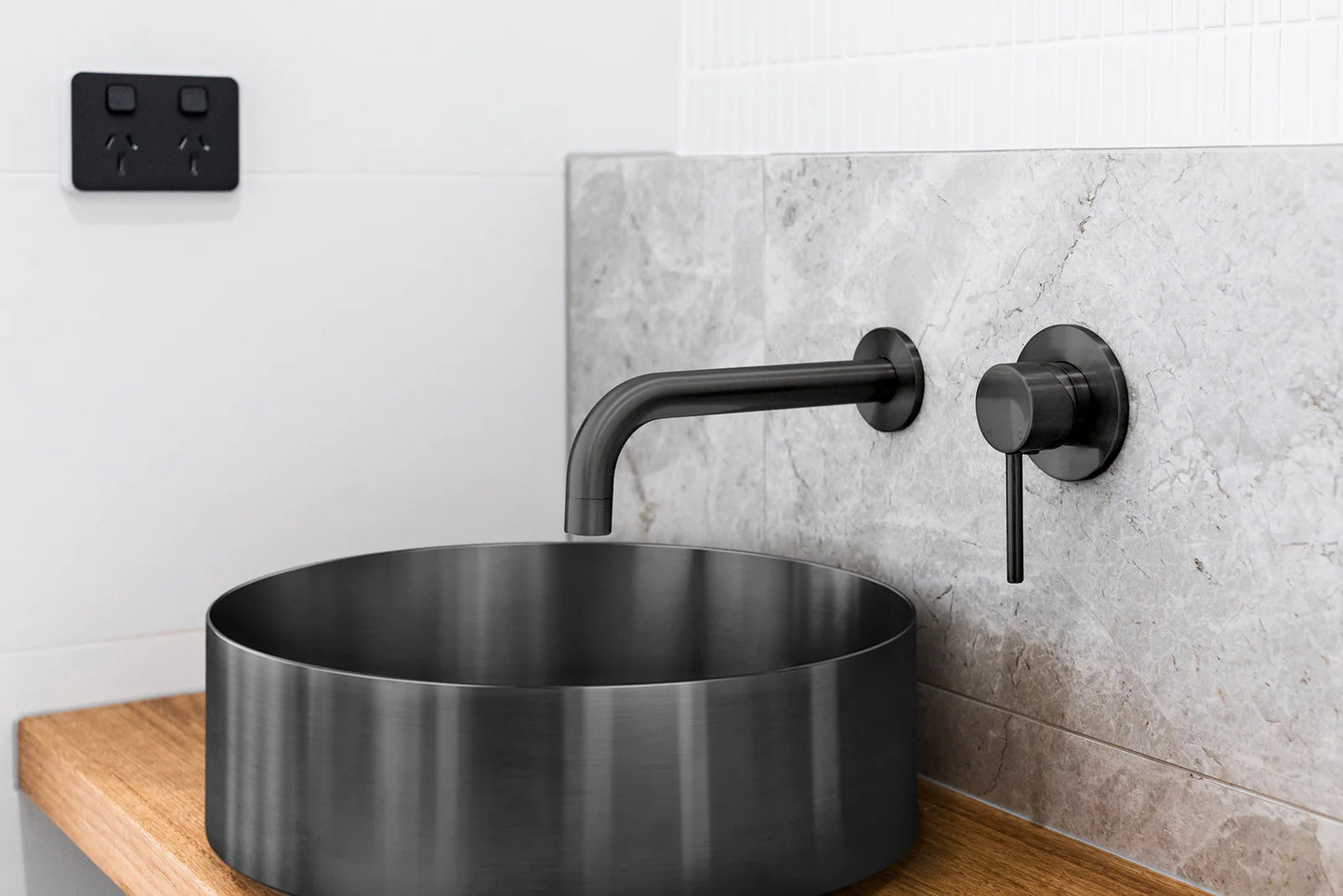 Meir Round Steel Bathroom Basin 380 X 110 - Various Colour Finishes