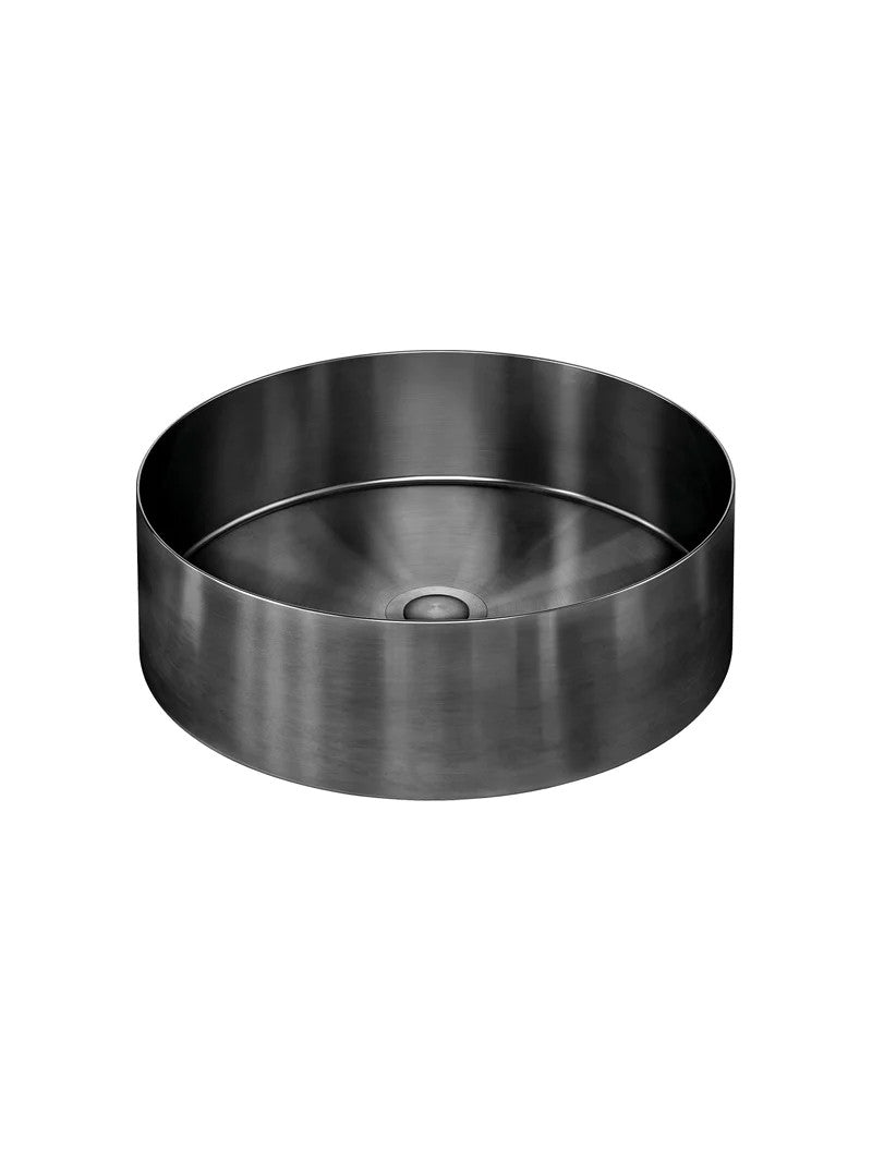Meir Round Steel Bathroom Basin 380 X 110 - Various Colour Finishes