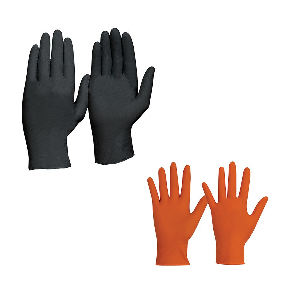 Pro Choice Disposable Nitrile Powder Free, Heavy Duty Gloves - 100 or 1000 pieces in 2 Colours and 5 Size Options