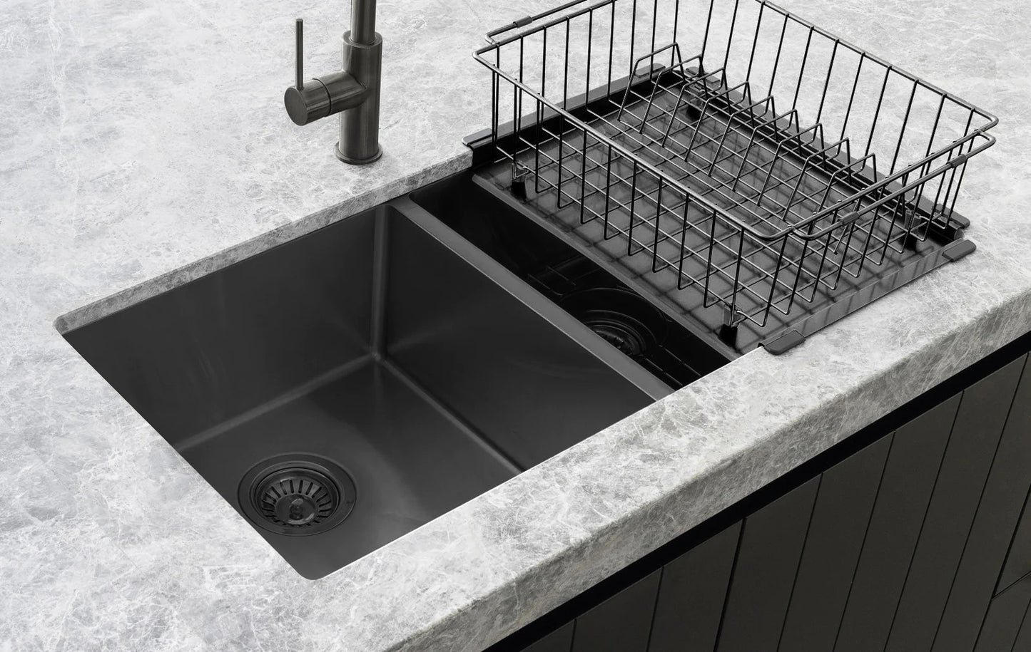 Meir Lavello Kitchen Sink Dish Rack - 3 Colour Finishes