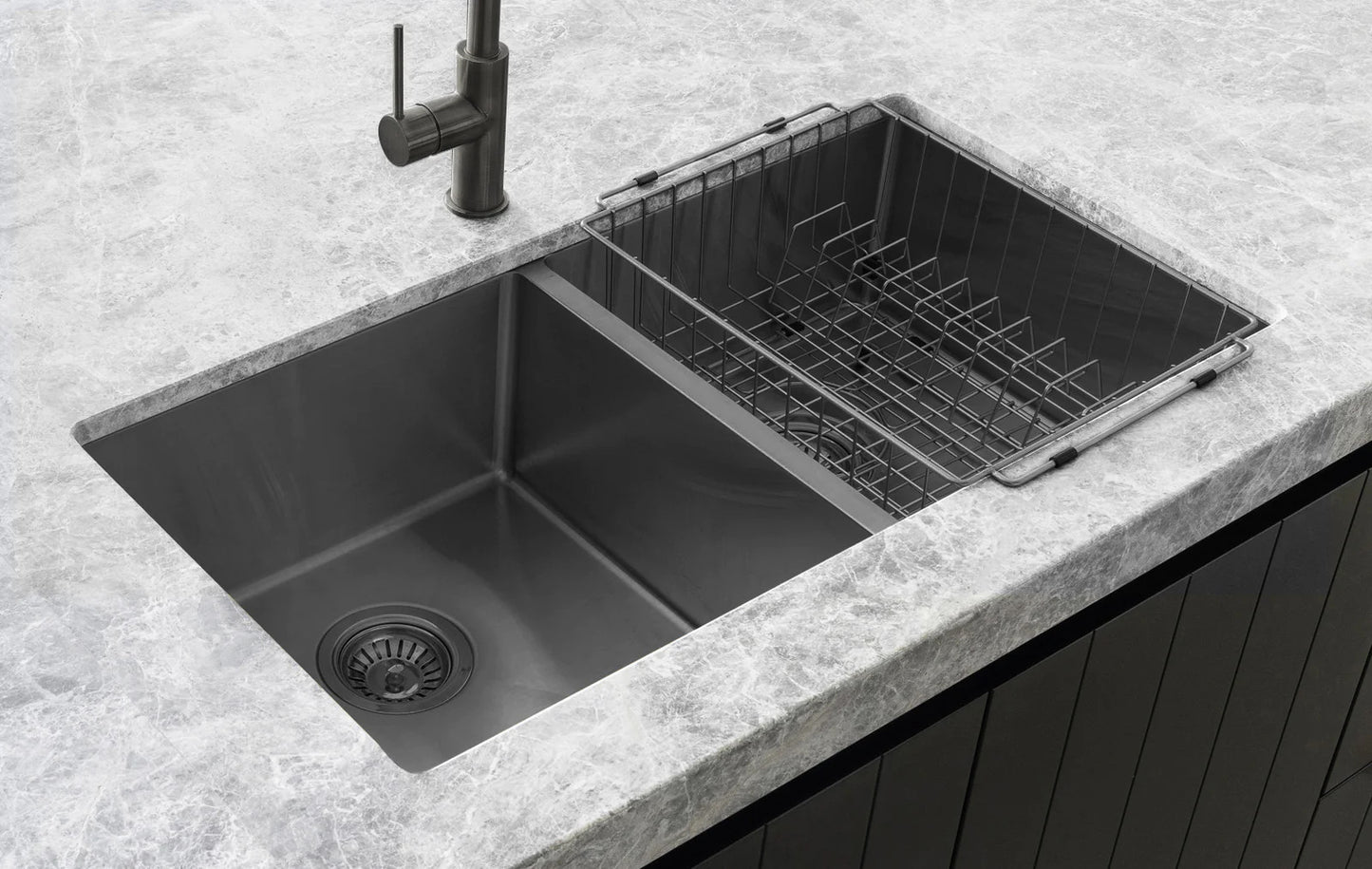 Meir Lavello Kitchen Sink Dish Rack - 3 Colour Finishes