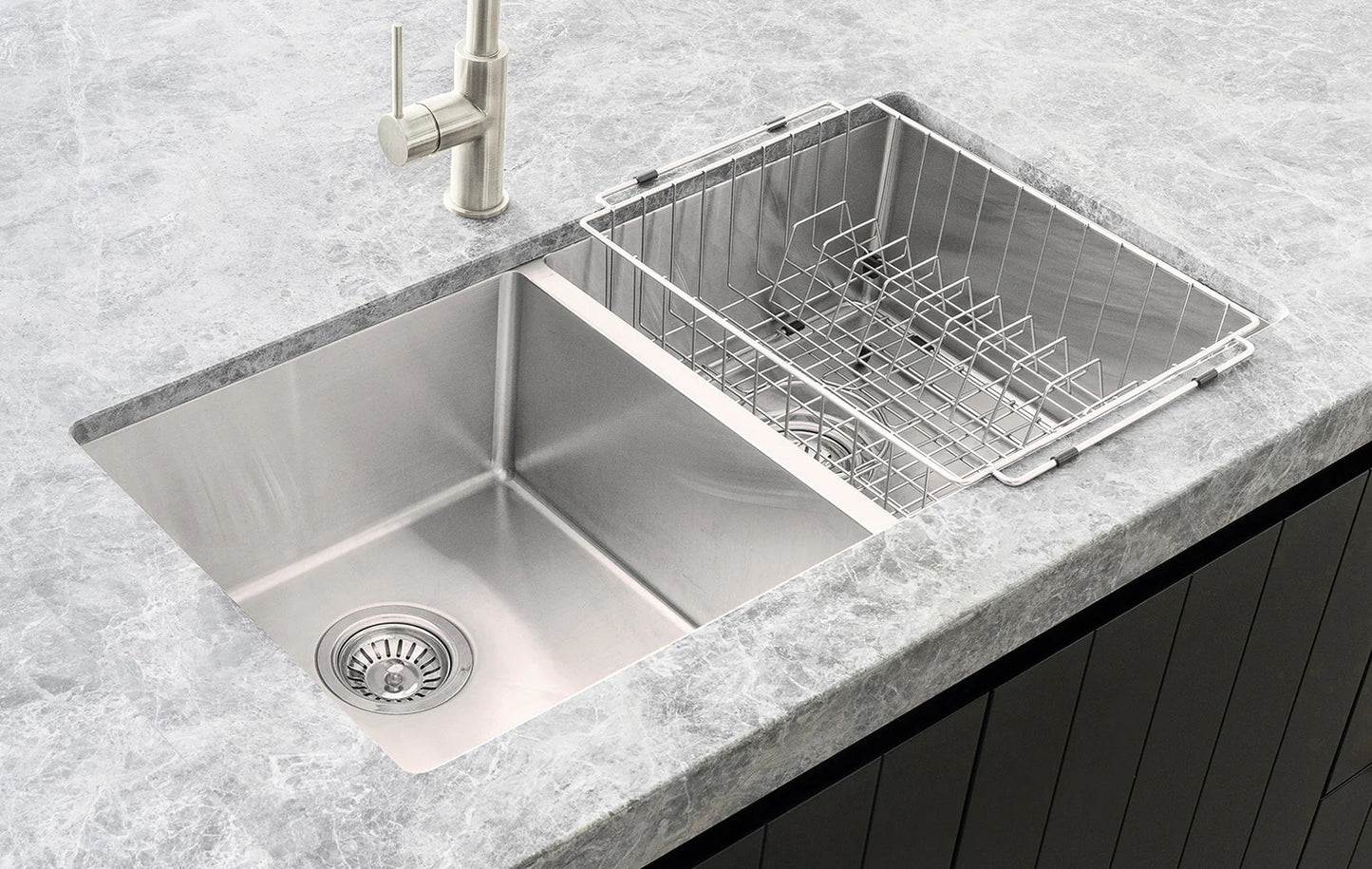 Meir Lavello Kitchen Sink Dish Rack - 3 Colour Finishes