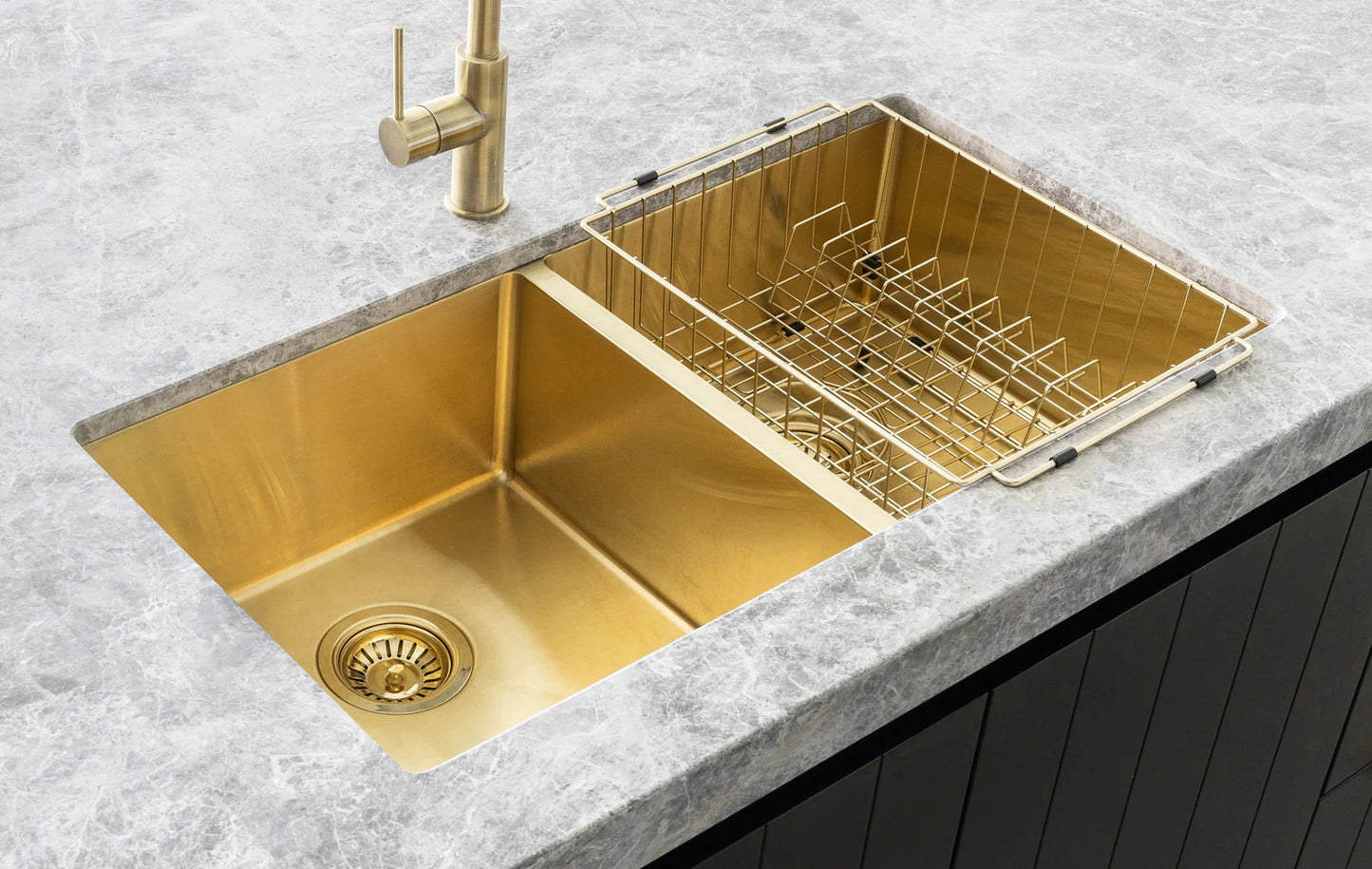 Meir Lavello Kitchen Sink Dish Rack - 3 Colour Finishes
