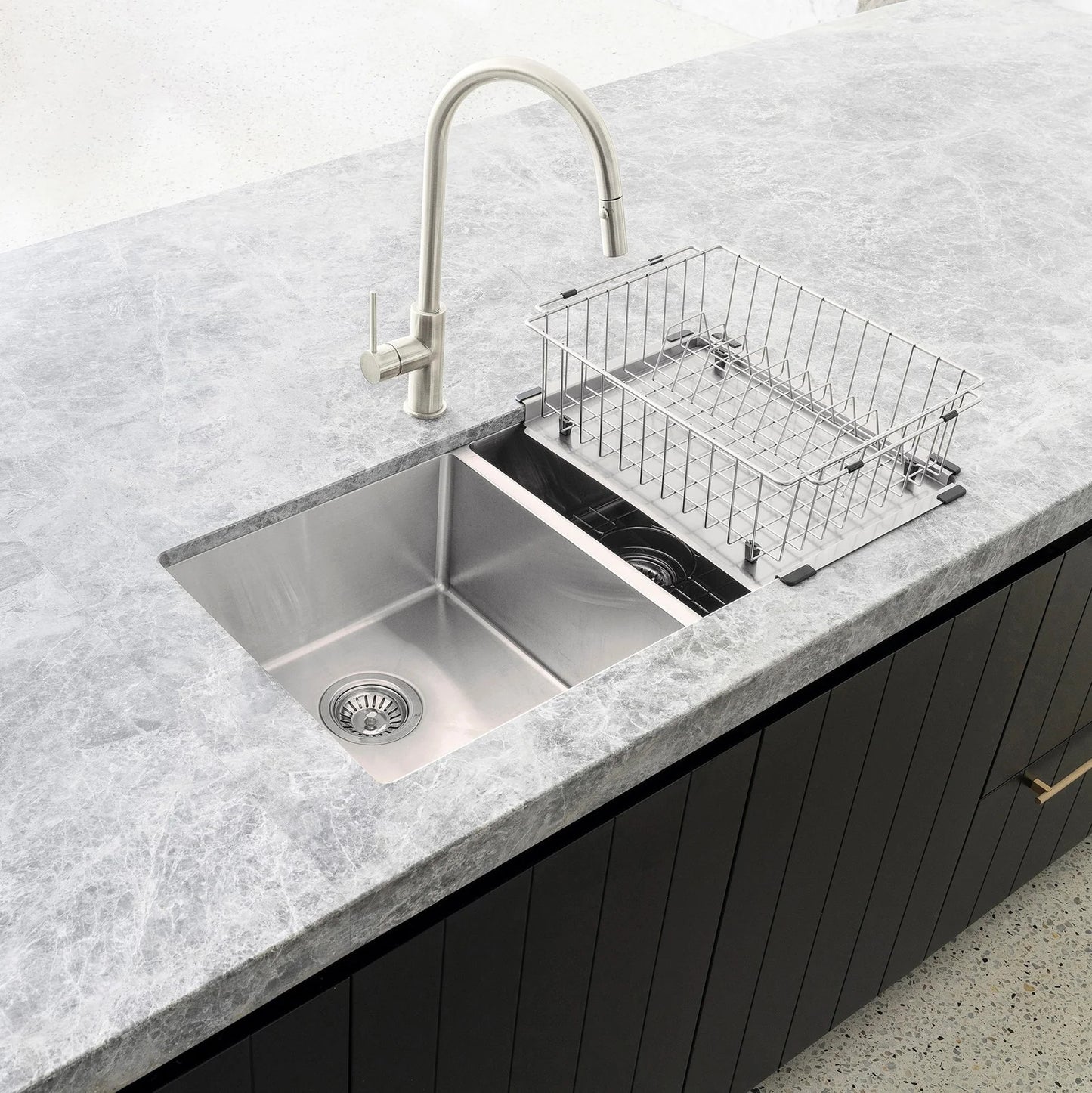 Meir Lavello Kitchen Sink Dish Rack - 3 Colour Finishes