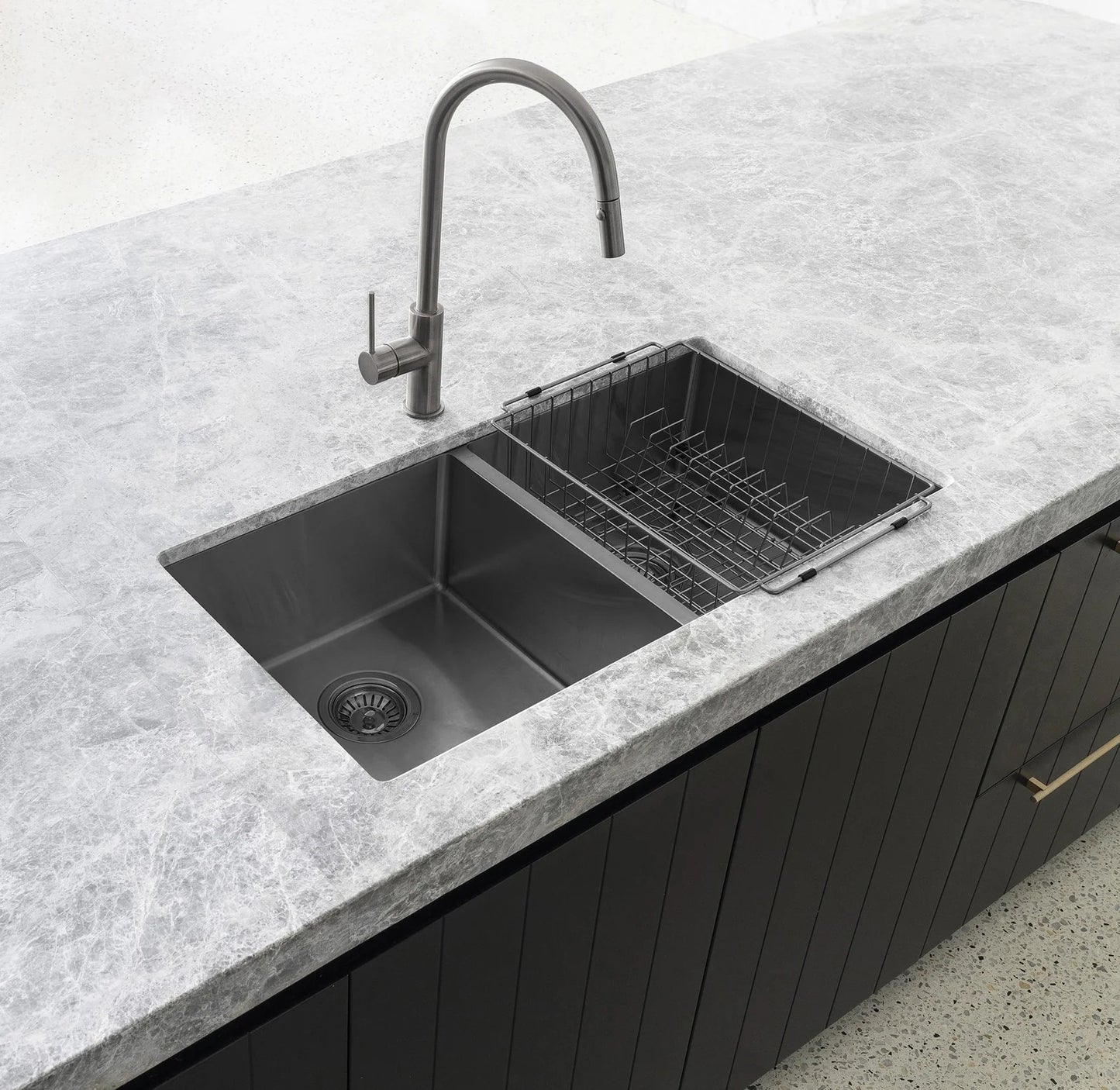 Meir Lavello Kitchen Sink Dish Rack - 3 Colour Finishes