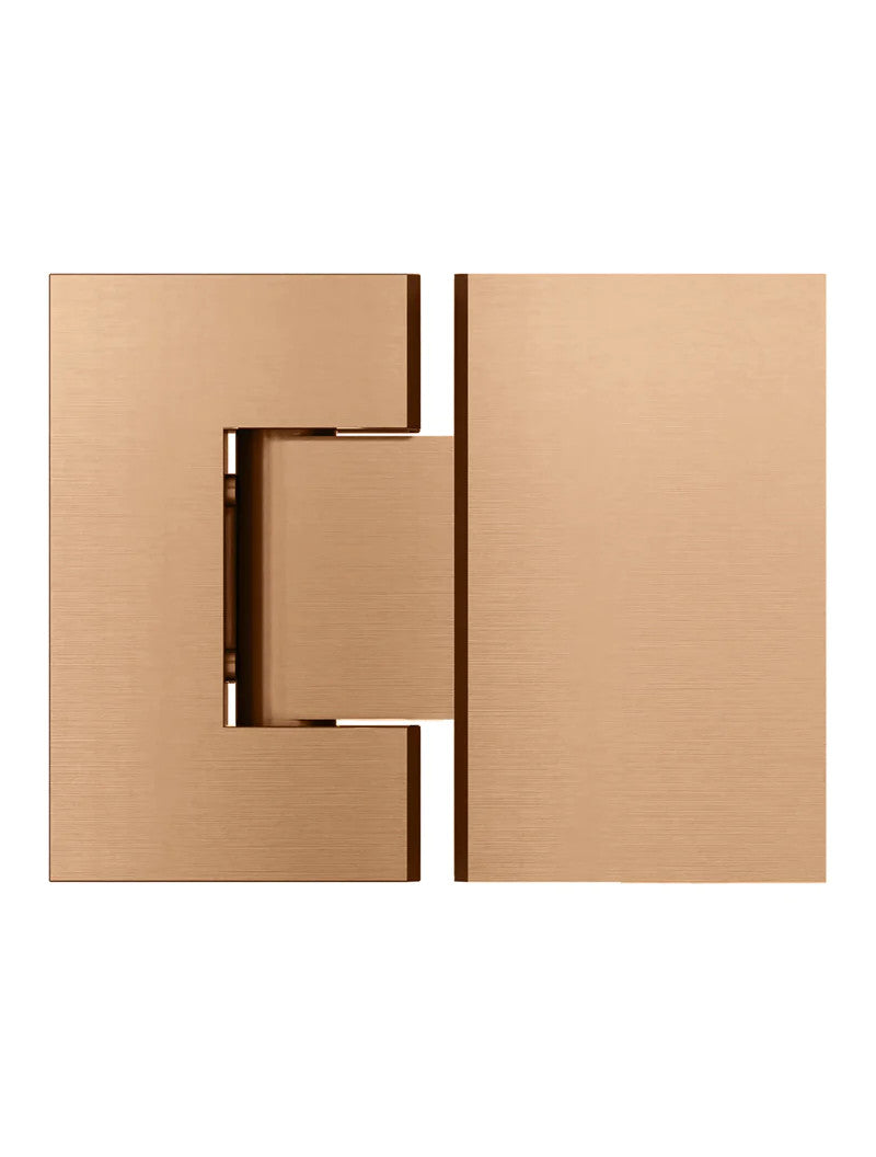 Meir Glass to Glass Shower Door Hinge - Various Colour Finishes