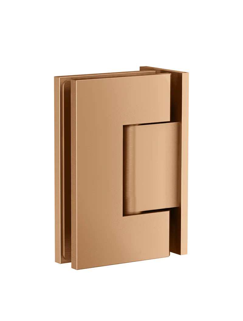Meir Glass to Wall Shower Door Hinge - Various Colour Finishes