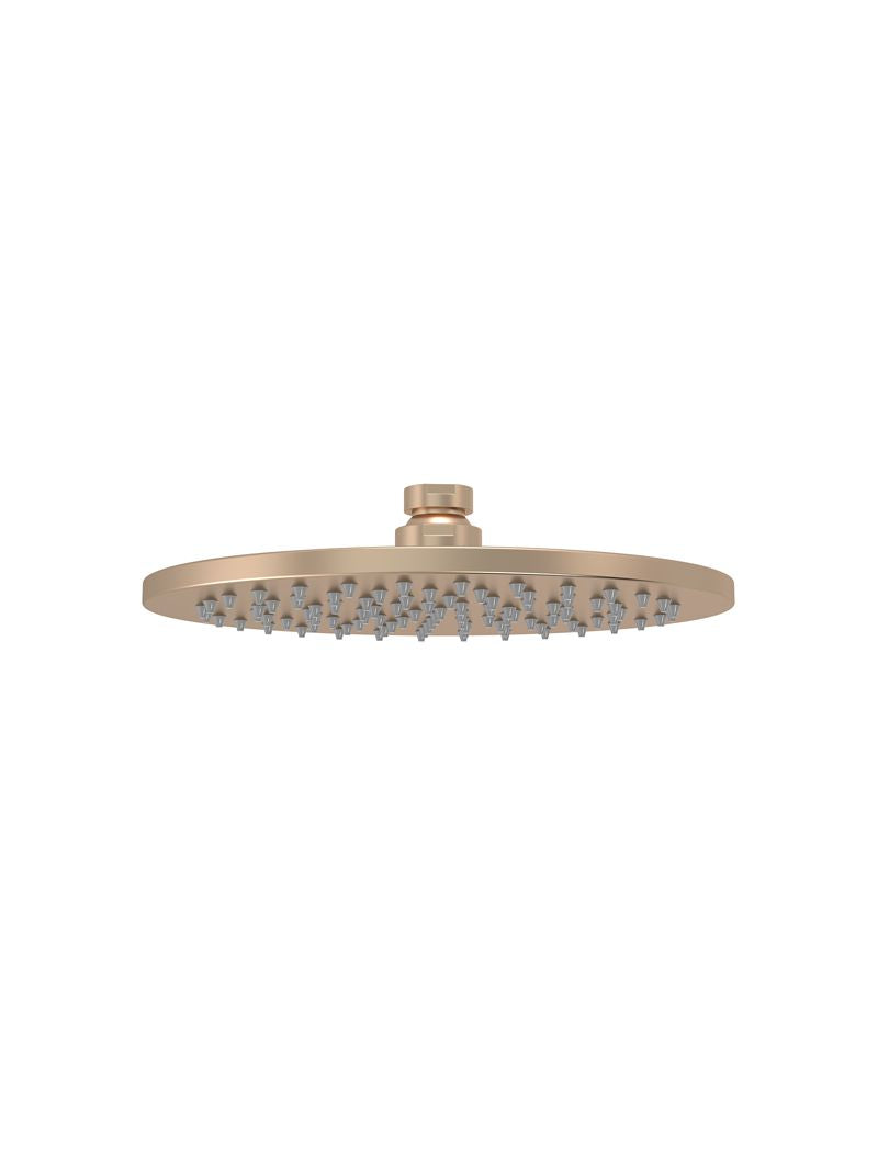Meir Round Shower Rose 200mm - Various Colour Finishes