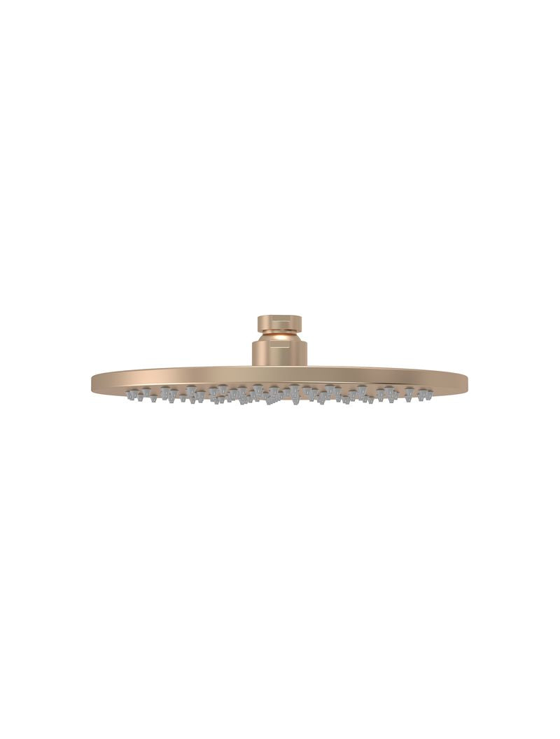 Meir Round Shower Rose 200mm - Various Colour Finishes