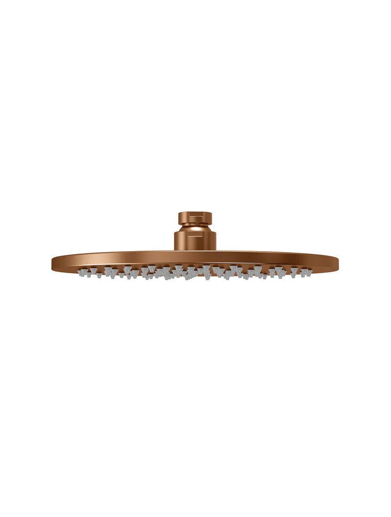 Meir Round Shower Rose 200mm - Various Colour Finishes