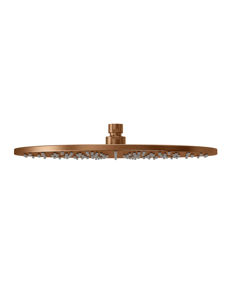 Meir Round Shower Rose 300mm - Various Colour Finishes