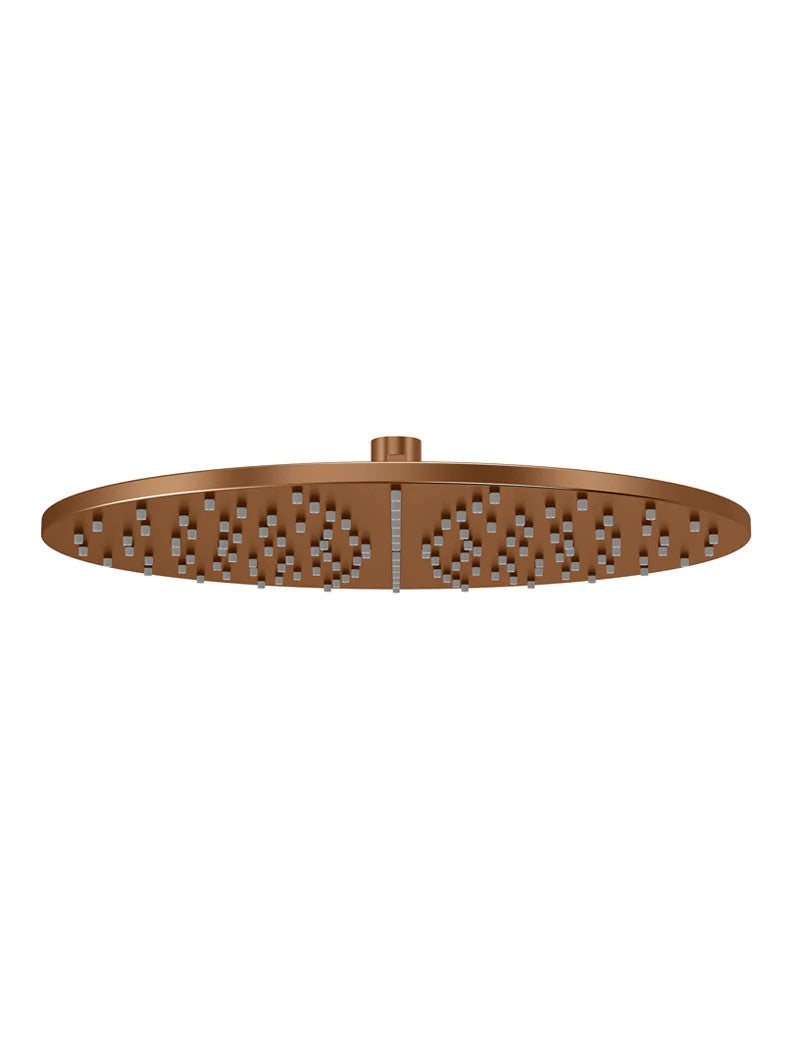 Meir Round Shower Rose 300mm - Various Colour Finishes