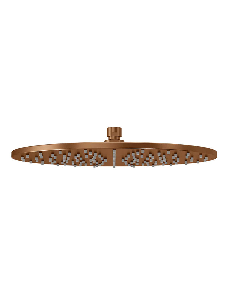 Meir Round Shower Rose 300mm - Various Colour Finishes