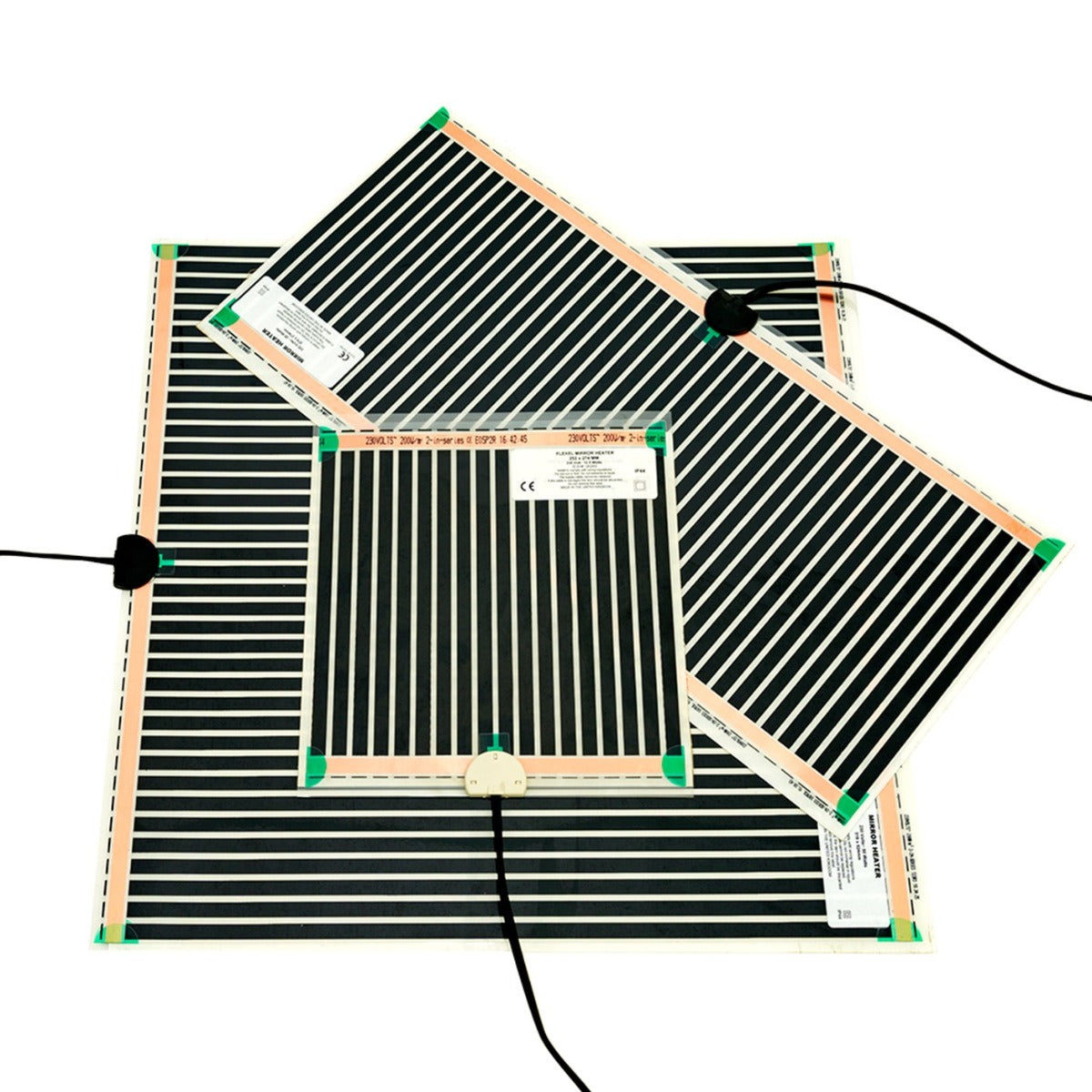 Low Voltage Mirror Demister Pad 800mm x 300mm - includes transformer