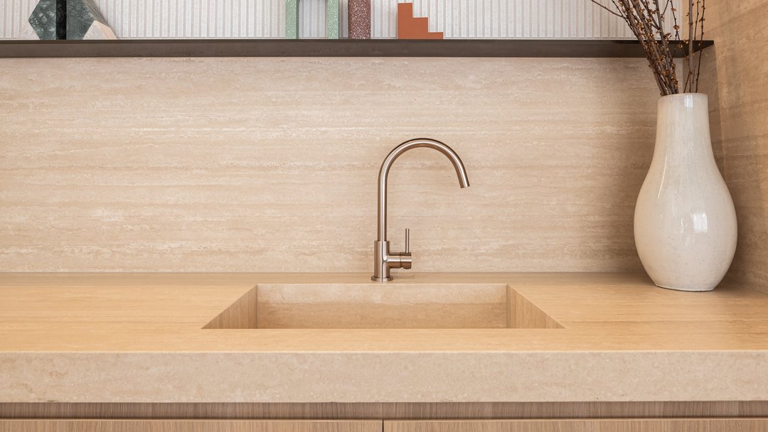 Meir Round Gooseneck Kitchen Pinless Handle Mixer Tap - Various Colour Finishes