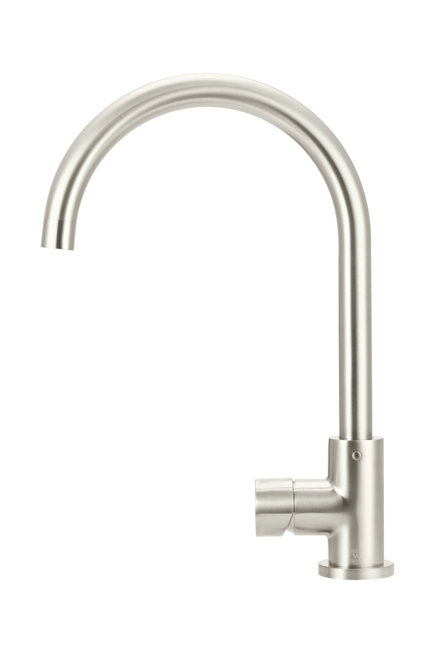 Meir Round Gooseneck Kitchen Pinless Handle Mixer Tap - Various Colour Finishes