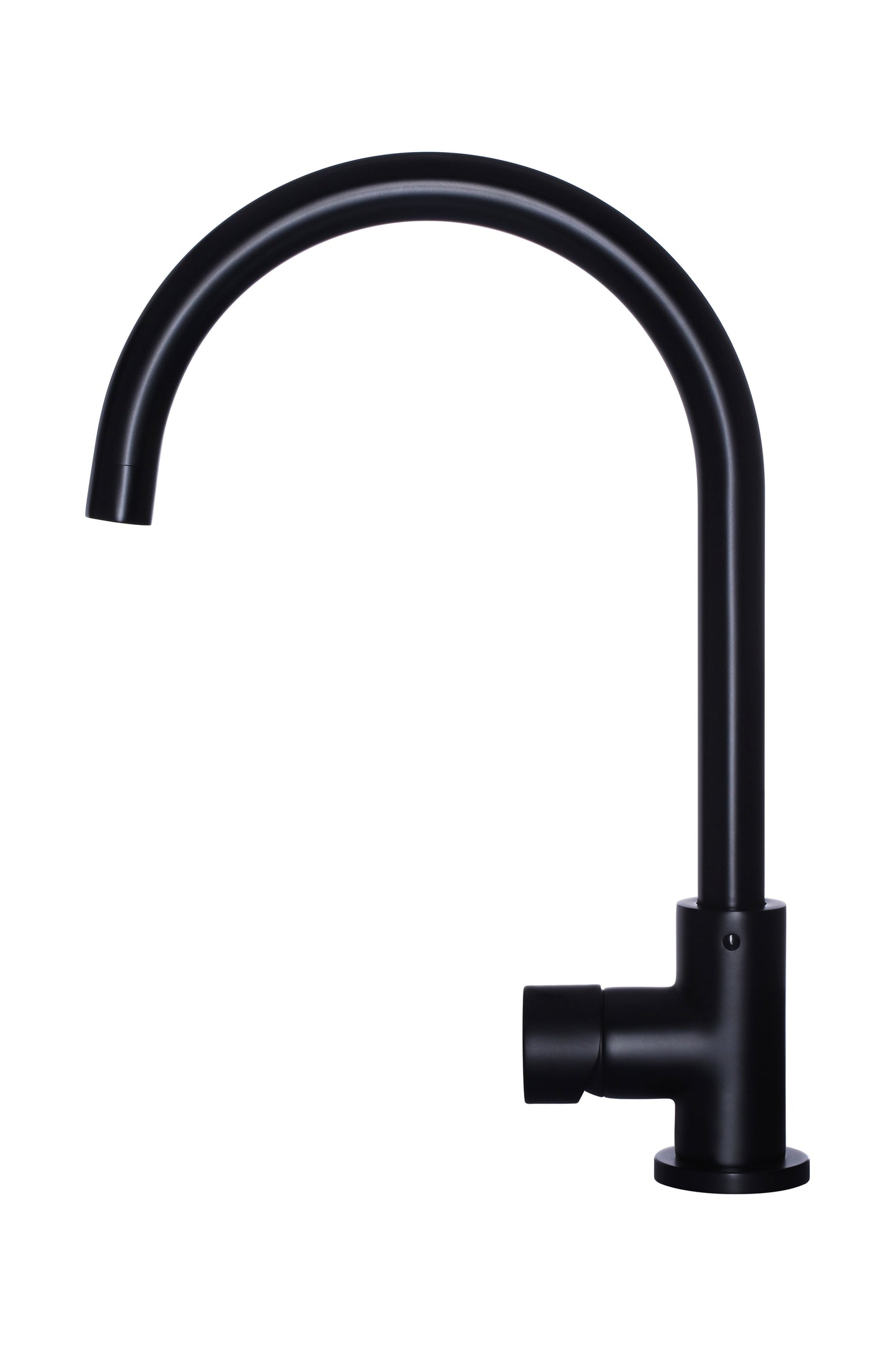 Meir Round Gooseneck Kitchen Pinless Handle Mixer Tap - Various Colour Finishes