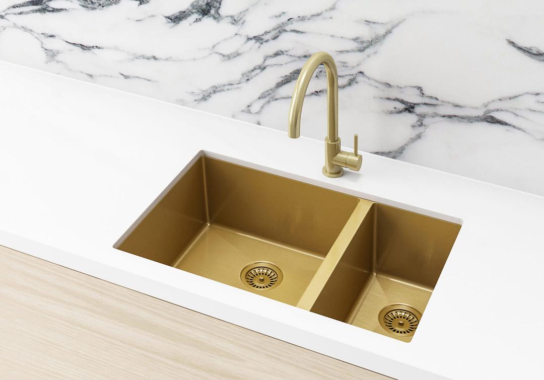 Meir Lavello Kitchen Sink 1.5 Bowl 670 x 440mm - 3 Colour Finishes
