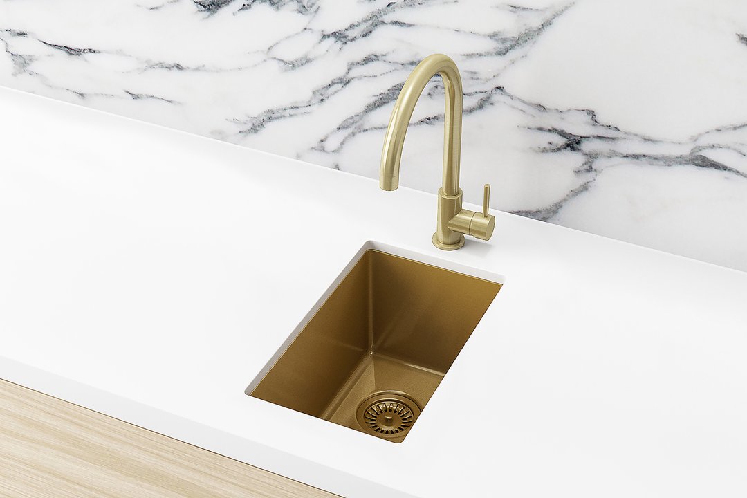 Meir Lavello Bar Sink Single Bowl 382 x 272mm - 3 Colour Finishes