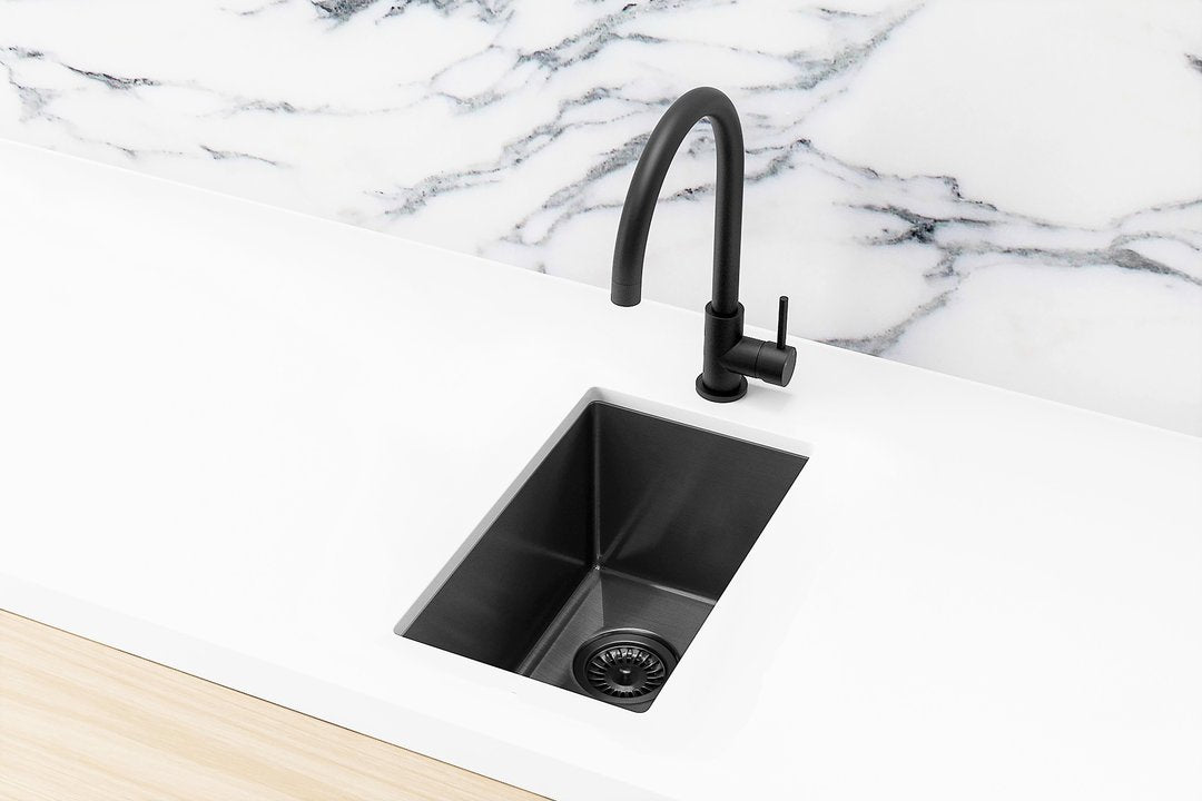 Meir Lavello Bar Sink Single Bowl 382 x 272mm - 3 Colour Finishes