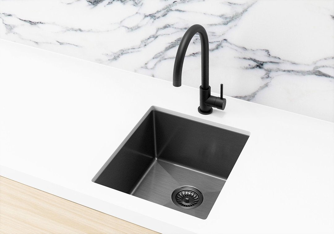 Meir Lavello Kitchen Sink Single Bowl 380 x 440mm - 3 Colour Finishes
