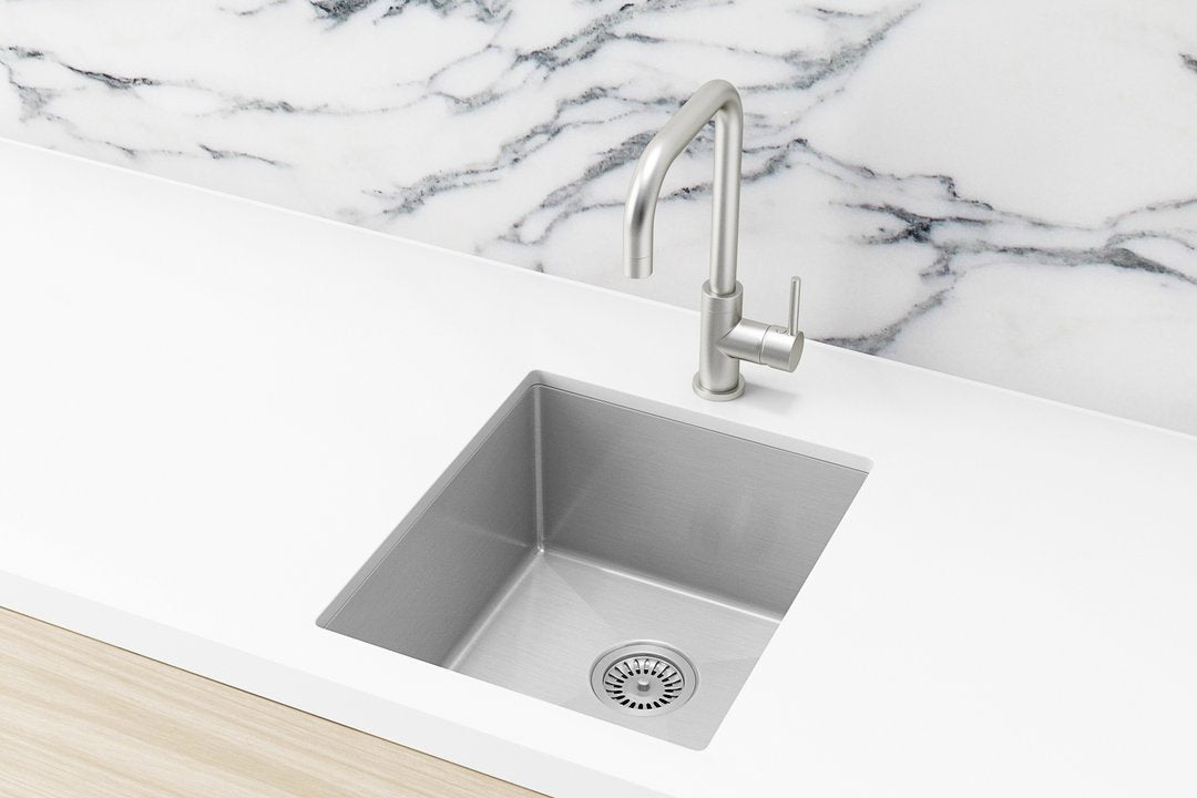 Meir Lavello Kitchen Sink - Single Bowl 450 x 450mm - 3 Colour Finishes