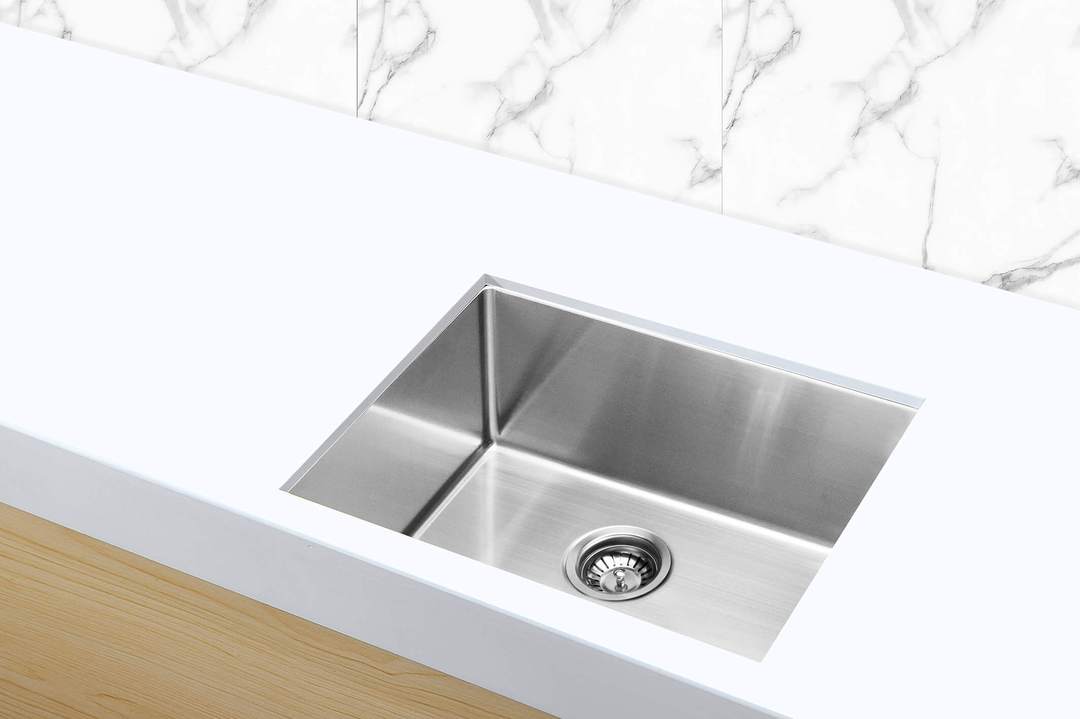Meir Lavello Kitchen Sink Single Bowl 380 x 440mm - 3 Colour Finishes