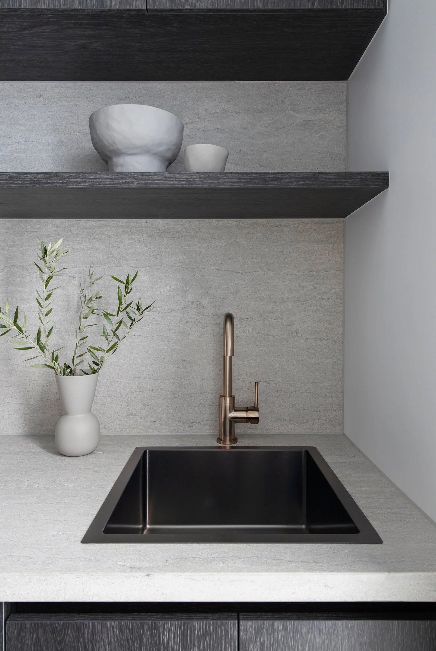 Meir Lavello Kitchen Sink - Single Bowl 450 x 450mm - 3 Colour Finishes