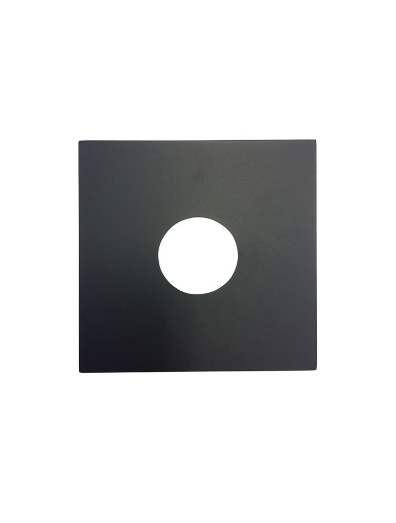 Meir Matte Black Square Cover Plate Tilers Mistake