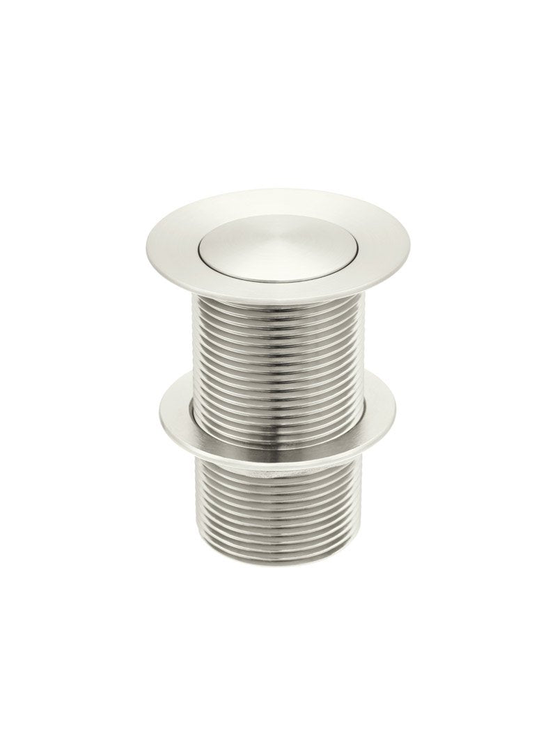 Meir Brushed Nickel Basin Pop Up Waste 32mm - No Overflow / Unslotted