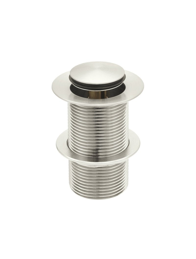Meir Brushed Nickel Basin Pop Up Waste 32mm - No Overflow / Unslotted