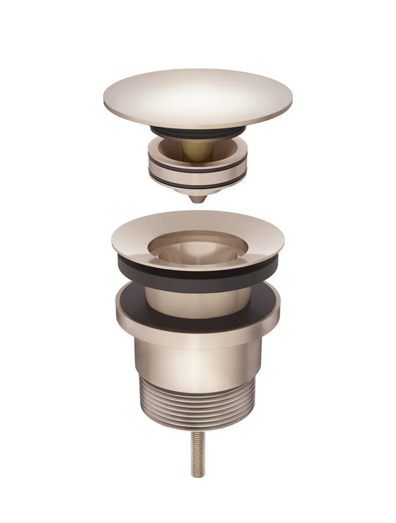 Meir Pop-Up Bath Waste - Removable Grate & Bath & Basin - Various Colour Finishes