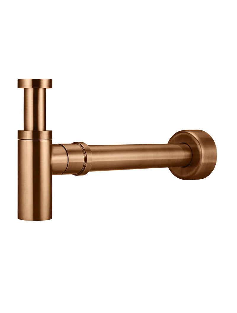 Meir Round bottle trap for 32mm basin waste and 32mm waste pipe with 40mm adapter - Various Colour Finishes