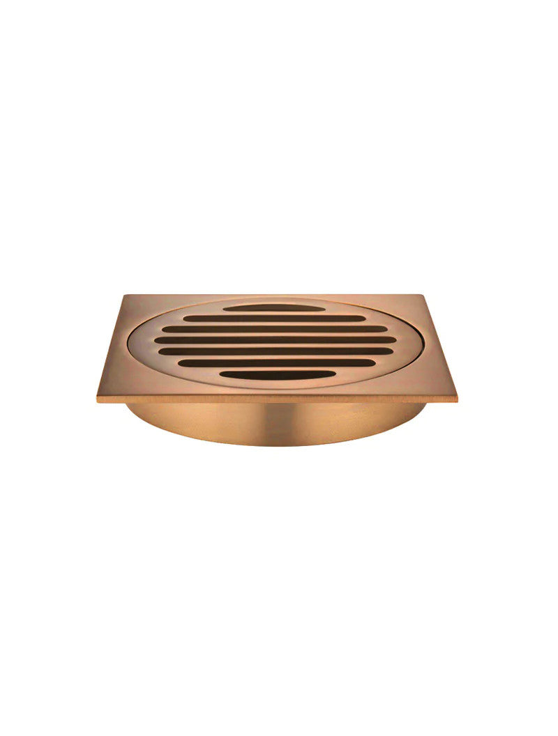 Meir Square Floor Grate Shower Drain 100mm Outlet - Various Colour Finishes