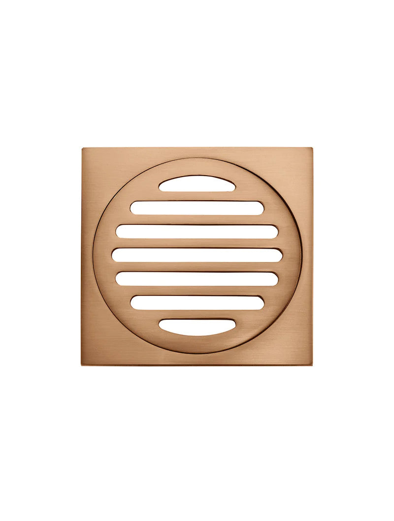 Meir Square Floor Grate Shower Drain 100mm Outlet - Various Colour Finishes