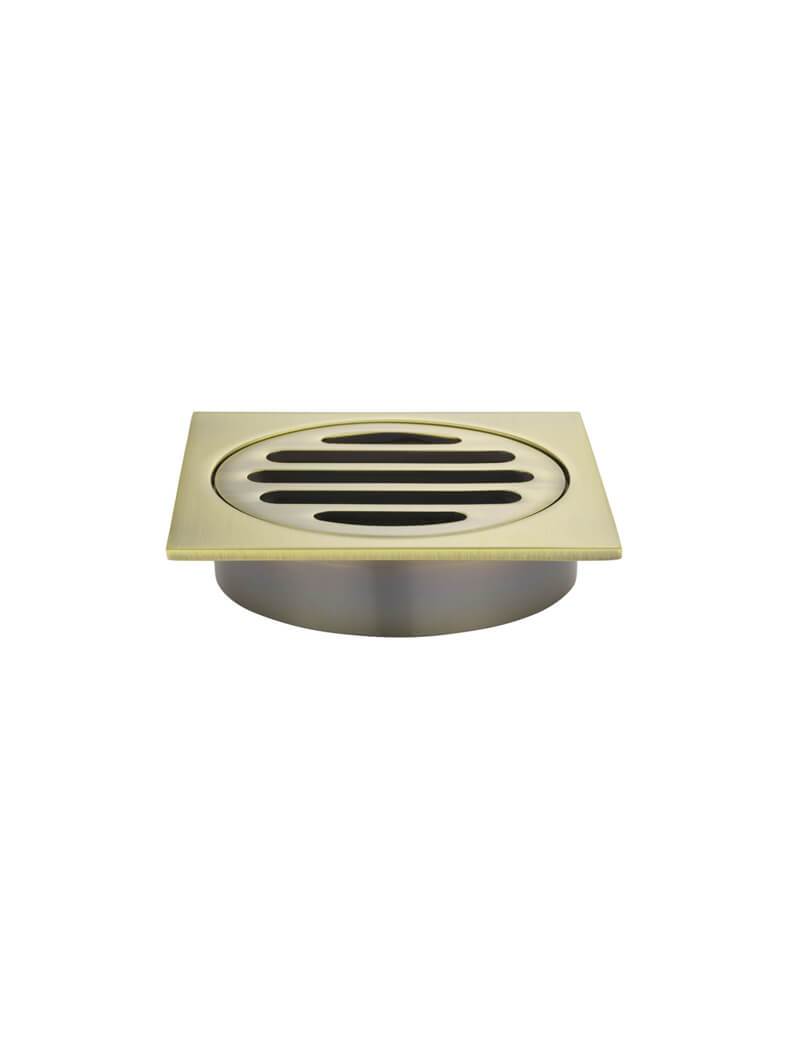 Meir Square Floor Grate Shower Drain 80mm Outlet - Various Colour Finishes