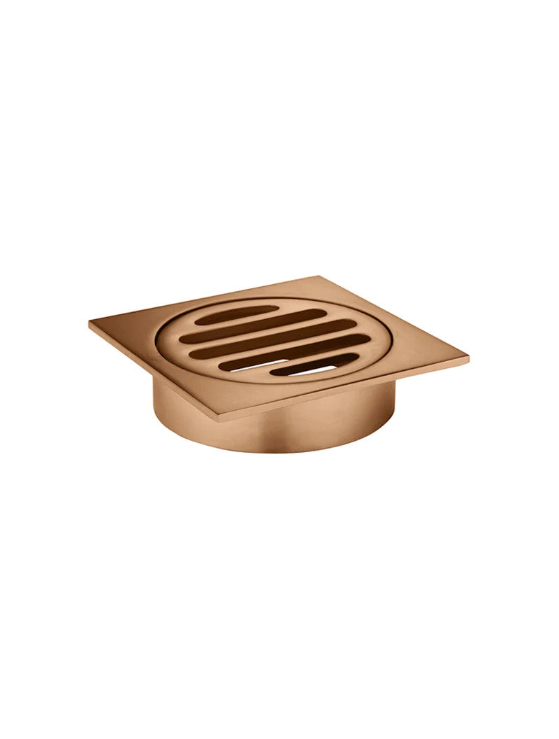 Meir Square Floor Grate Shower Drain 80mm Outlet - Various Colour Finishes