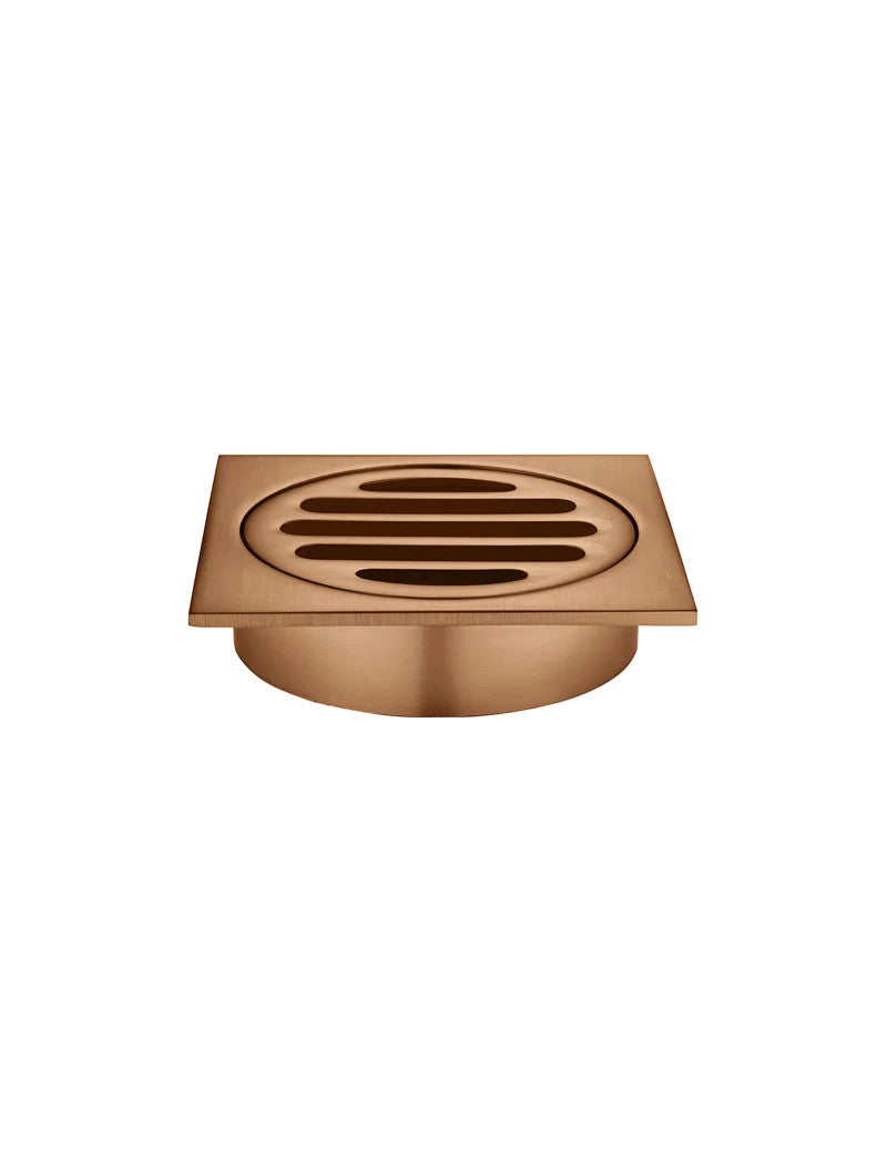 Meir Square Floor Grate Shower Drain 80mm Outlet - Various Colour Finishes