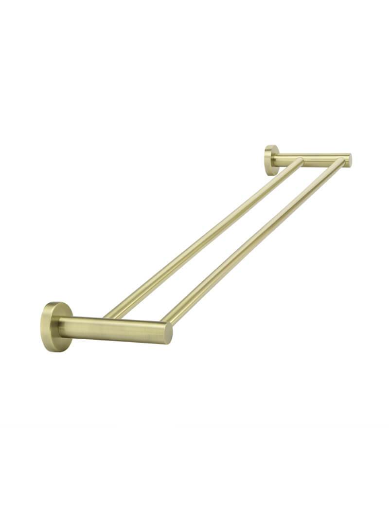 Meir Round Double Towel Rail 600mm in Round or Square Bar - Various Colour Finishes