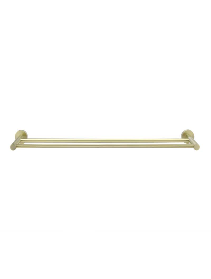 Meir Round Double Towel Rail 600mm in Round or Square Bar - Various Colour Finishes