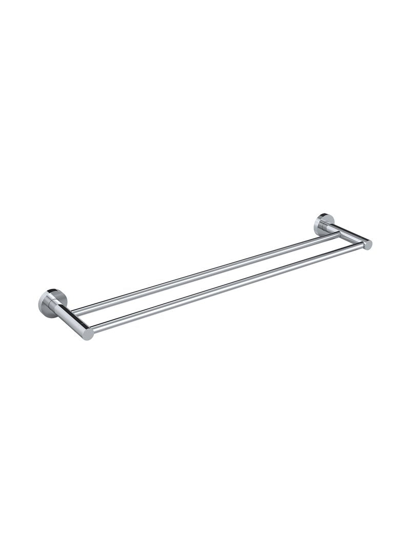 Meir Round Double Towel Rail 600mm in Round or Square Bar - Various Colour Finishes