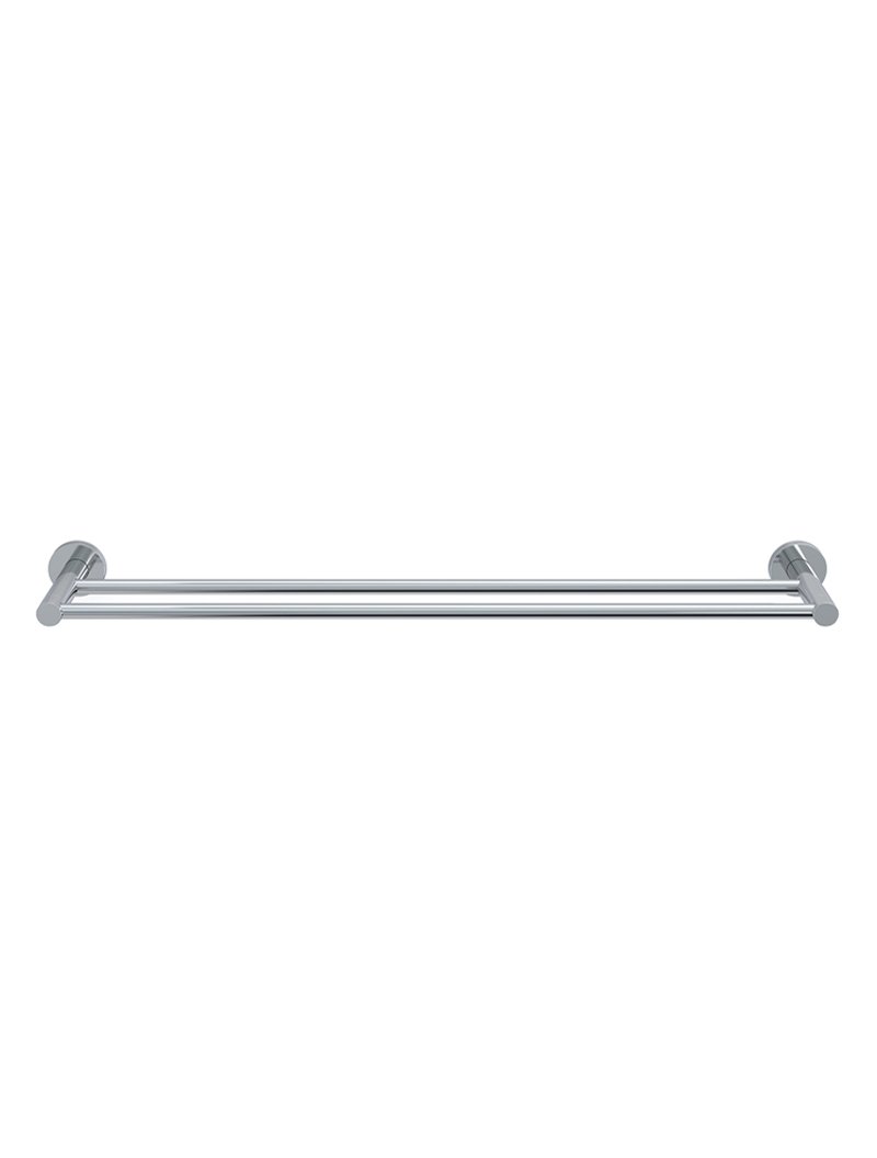 Meir Round Double Towel Rail 600mm in Round or Square Bar - Various Colour Finishes