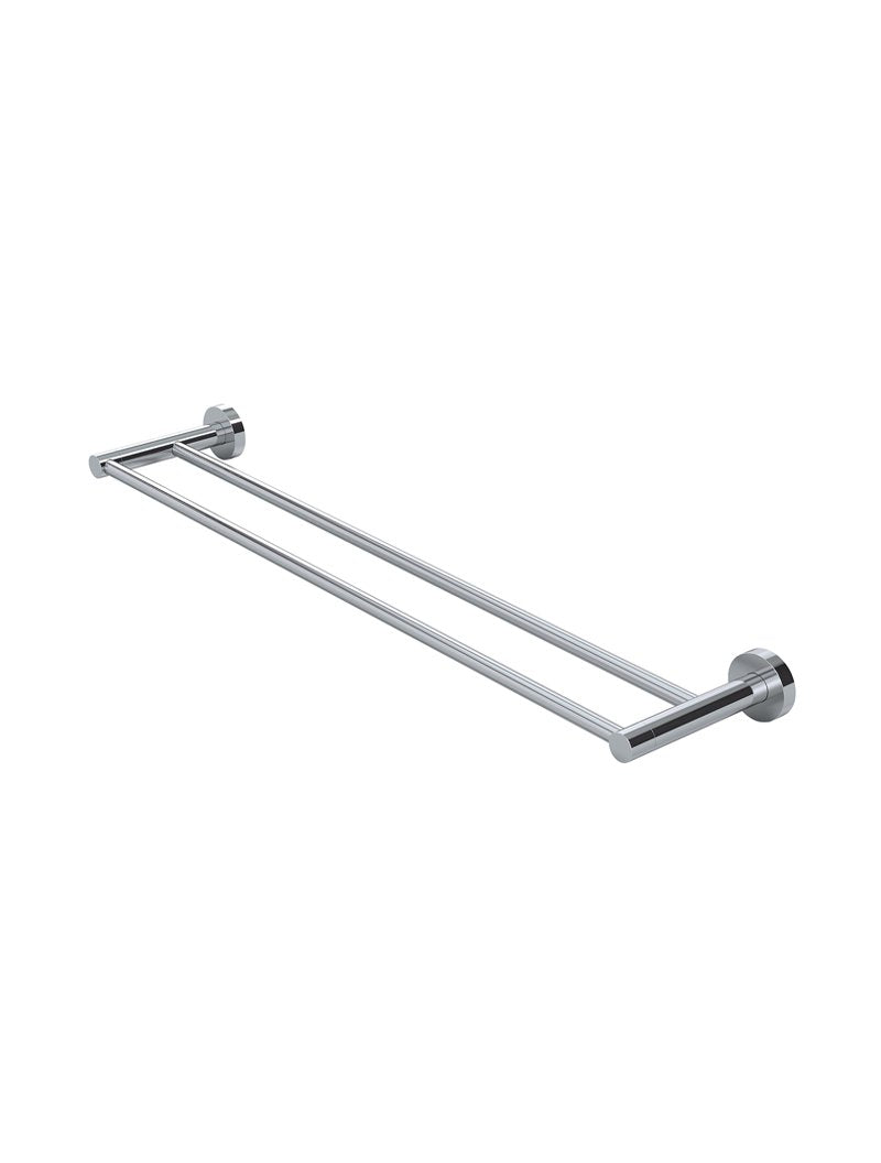 Meir Round Double Towel Rail 600mm in Round or Square Bar - Various Colour Finishes
