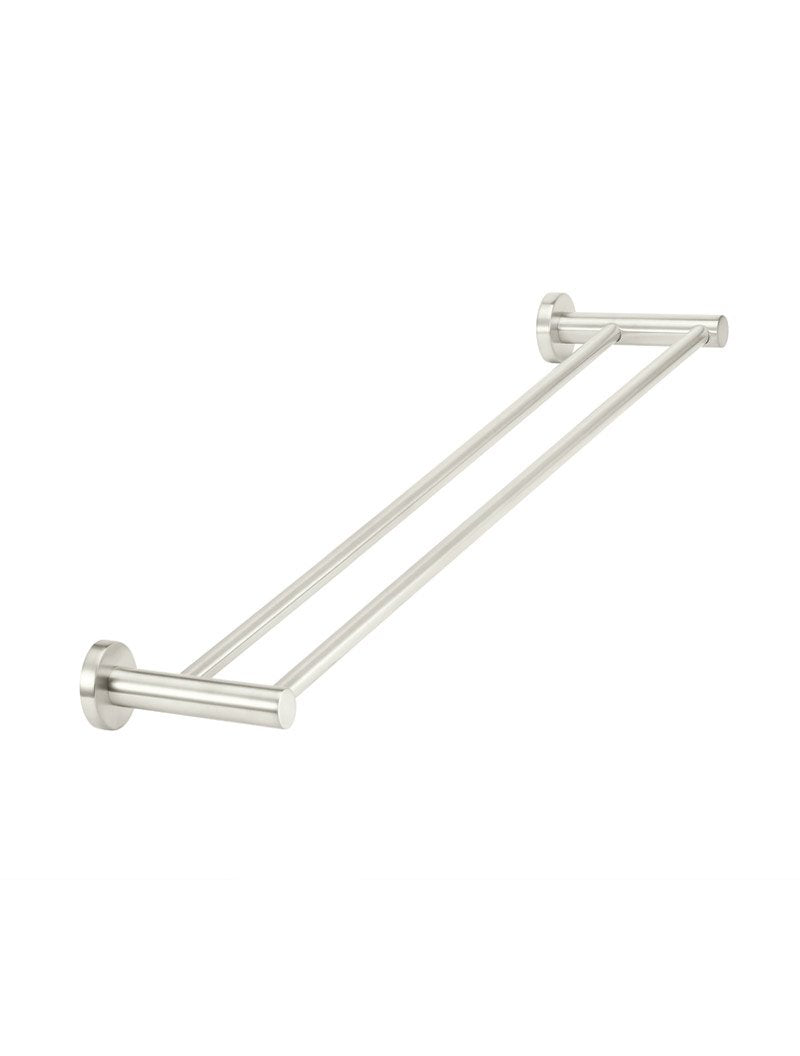 Meir Round Double Towel Rail 600mm in Round or Square Bar - Various Colour Finishes