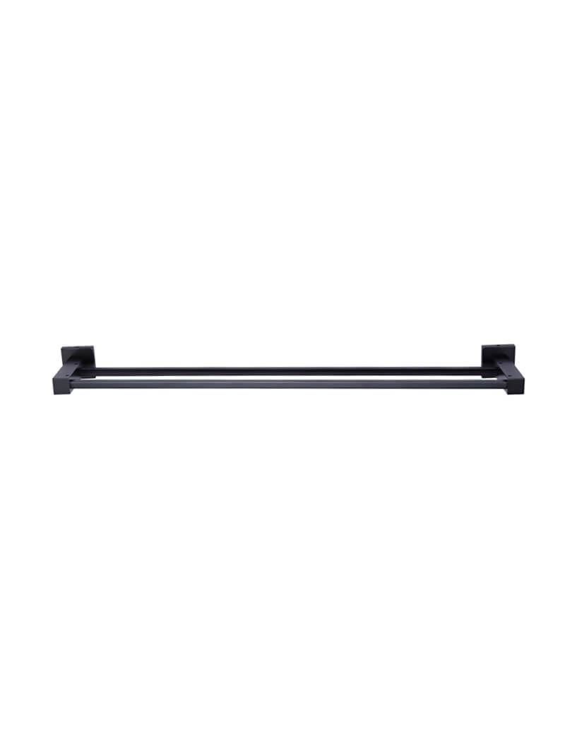 Meir Round Double Towel Rail 600mm in Round or Square Bar - Various Colour Finishes